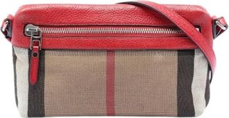 Burberry Pre-owned Farley Crossbody - Dames - Vintage Schoudertas - Bruin - ONE Size - Leer - Vintage