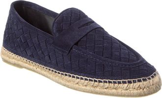 Castaner Nilo Woven Suede Loafer