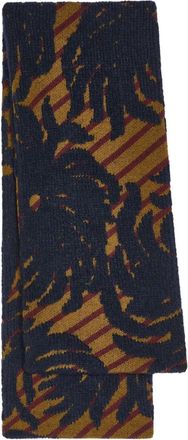 Dries Van Noten Foulard con effetto jacquard - Marrone
