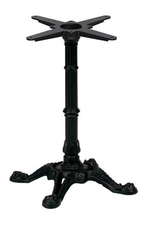Netfurniture Ream Cast Iron Table Base - Traditional in Black