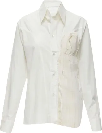 Yohji Yamamoto Chanel Paris Cuba lattice tweed satin collar jacket