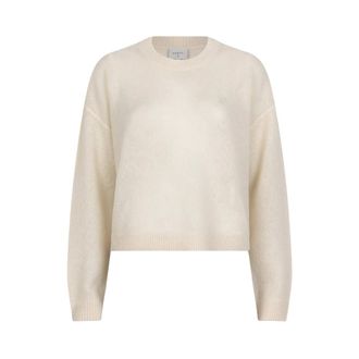Dante6 Alpaca Wol Crewneck Sweater - Dames - Truien - Beige - Maat: XS Wol