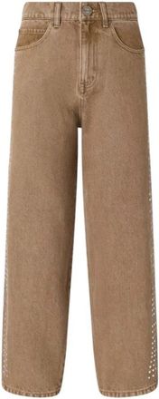 Pinko Estelle Jeans - Dames - Regular Fit Jeans - Beige - W29 - Katoen - Jeans