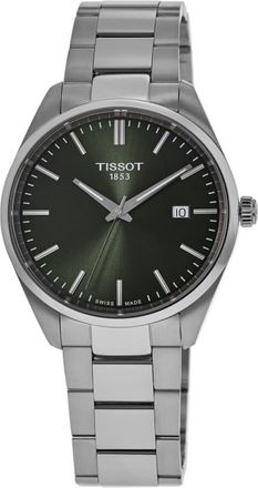 Tissot PR 100 Quartz Green Dial Stainless Steel Mens Watch T150.410.11.091.00