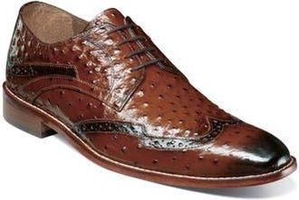 Stacy Adams Gennaro Wingtip Derby in Cognac at Nordstrom Rack, Size 7.5