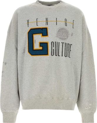 Golden Goose Light Grey Graphic Sweatshirt
