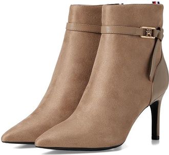 Tommy Hilfiger TWJORINE-LNA01 High Womens Heels Shoes Lt Glazie/Lt Glazie : 8.5 M, Suede