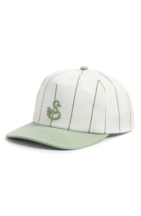 Swannies Larry Water Resistant Snapback Baseball Cap in Basil at Nordstrom