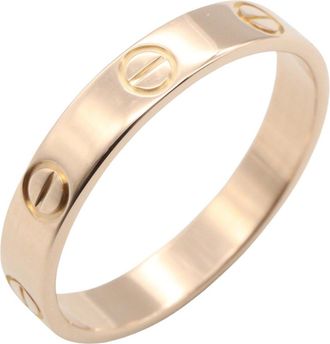 Cartier Gold Pink Gold (18K) Band Ring (Pre-Owned)