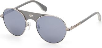 adidas OR0092 16C Mens Sunglasses Silver Size 54