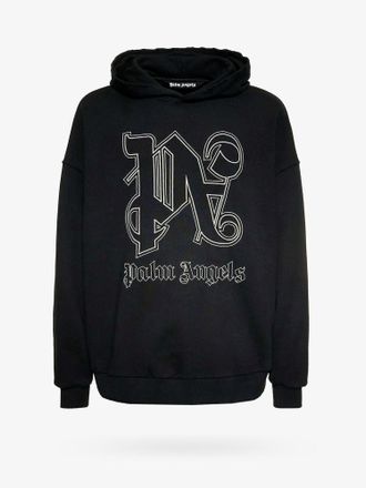 Palm Angels Felpa in cotone organico con monogramma ricamato - PALM ANGELS - gender_Man