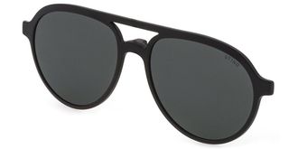 Sting AGST410 Clip-On Only Polarized U28P Mens Sunglasses Black Size 54