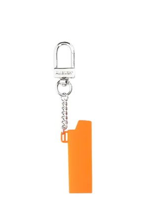 AMBUSH Mens Orange Metal Lighter Holder 2000 Exterior: Brass Portachiavi