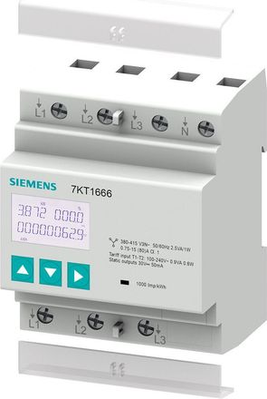 SIEMENS 7kt Pac1600 Contador De Energ&iacute;a Industrial Trif&aacute;sico
