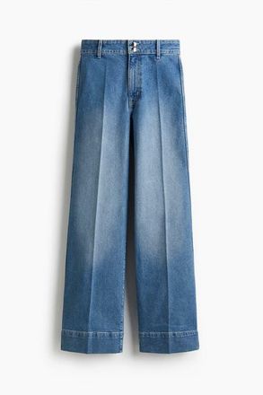 H&M Wide High Jeans in Light Denim Blue at Nordstrom, Size 18