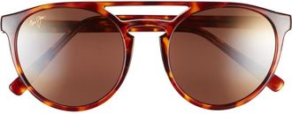 Maui Jim Pilot Sunglasses in Tortoise Tortoise Bronze at Nordstrom Rack