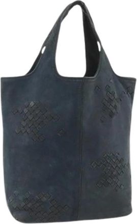 Bottega Veneta Pre-owned Vintage Tote Bag - Dames - Vintage Shopper - Zwart - ONE Size - Leer - Vintage