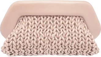 Themoir&egrave; Bios Knitted Bag In Light Pink