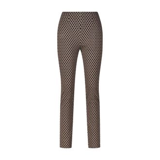 Raffaello Rossi Broeken, Dames, Bruin, 3Xl, Slim-fit broek