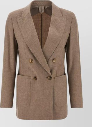 Max Mara harald blazer double breasted notch lapels
