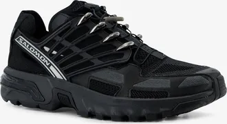 Salomon Mens Mesh Sneakers Acs Pro Shell Black Nylon-Rubber Trainers Nylon/rubber