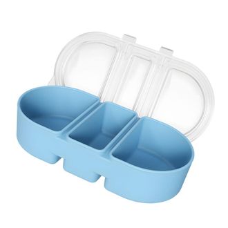 OEM (paquete De 3) Envases De Elast&oacute;mero Azul Para Salsa