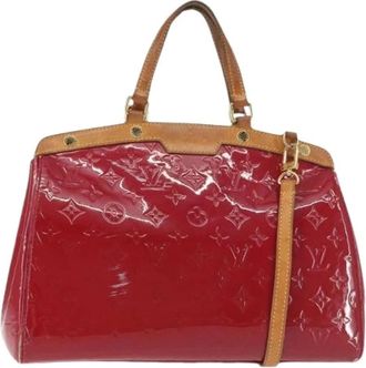 Louis Vuitton Pre-owned Vintage Handtas - Dames - Vintage Handtas - Rood - ONE Size - Leer - Vintage
