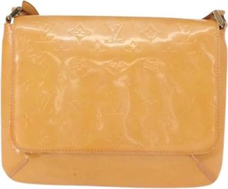 Louis Vuitton Pre-owned Shoulder Bags, female, Yellow, Size: ONE SIZE Pre-owned Canvas Shoulder Bag