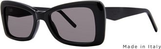 Vera Wang Loop Black Womens Sunglasses Black Size 54 - Free RX Lenses - Free RX Lenses
