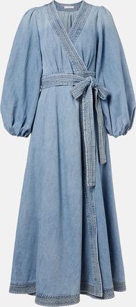 Zimmermann Abito a portafoglio Indra in denim