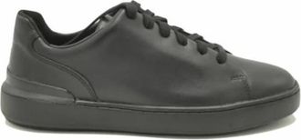 Clarks Color Block Sneakers - Heren - Sneakers - Zwart - 41 1/2 EU - Leer - Schoenen