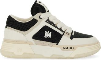 Amiri Neutrals Ma-1 Layered Panels Leather Sneakers