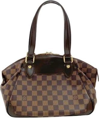 Louis Vuitton Pre-owned Handbag - Dames - Vintage Handtas - Bruin - ONE Size - Vintage