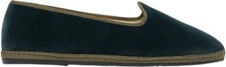 Scarosso William IV Loafer - Heren - Loafers - Groen - 45 EU - Katoen - Schoenen