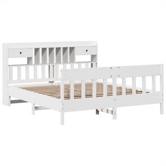 Berkfield Home Decorative Bed Frame without Mattress White 180x200 cm Super King