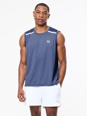 Sergio Tacchini Attivo Damarindo Tank in Maritime Blue at Nordstrom, Size Xxx-Large