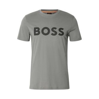 HUGO BOSS Heren, Tops, Grijs, Maat: XL Katoen