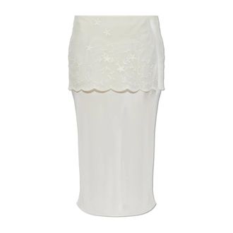 Poss&eacute; Midi Skirts, female, Beige, Size: XS Cove Skirt