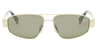 Celine CL40281U Metal Triomphe 30N Mens Sunglasses Gold Size 57