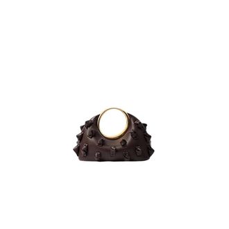 Jacquemus Mini borsa con manico a bracciale - - Bags - Donna - Marrone - ONE SIZE
