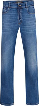 Billionaire Boys Club Jeans, Heren, Blauw, S, Katoen, Regular Fit Crest Jeans
