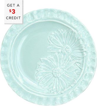 Vietri Vietri Pietra Fiori Canape Plate With $3 Credit