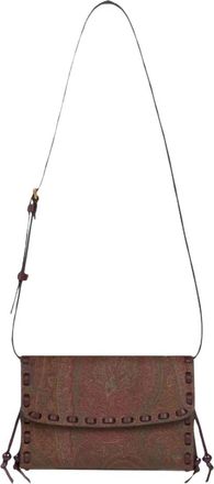Etro Arnica Schoudertas - Dames - Tassen - Bruin - Maat: ONE Size Leer