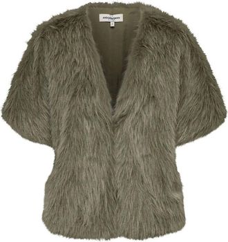 &Co Woman Cilly Vest - Dames - Jassen - Groen - Maat: L Poliester