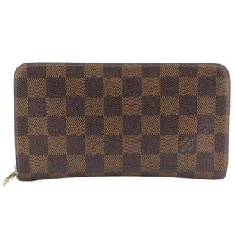 Louis Vuitton Pre-owned Wallets, female, Brown, Size: ONE SIZE Pre-owned Long Wallet (Bi-fold)