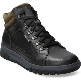 Mephisto Pitt Mid Lace-Up Boot in Black1500/3619 at Nordstrom, Size 11