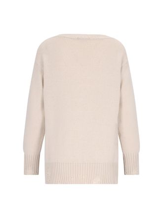 Canessa Womens Sweaters White Cashmere