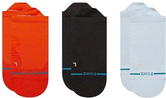 Stance Iconic Ul Tab 3-Pack Crew Cut Socks Shoes Red : MD (US Mens Shoe 6-8.5 - Womens Shoe 8-10.5), Cotton/Nylon/Polyester