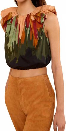 Ulla Johnson Gracie Sleeveless Cotton Top In Agate