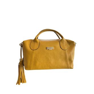 Baldinini yellow Leather Women Womens Handbag